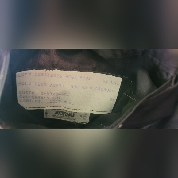 Men's Hickey Freeman 100% Wool Boardroom Jacket Size 42L Dark Charcoal Gray NICE - Picture 7 of 14